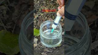 Survival Skills Simple Fire Starter With Gasoline and Kotex 🔥 bushcraft survival [upl. by Avla840]