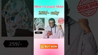 Mens Casual Shirt only 259  Casual Shirts for mens mensshirtslowpricemenscasualshirtsunder300 [upl. by Ruthy304]