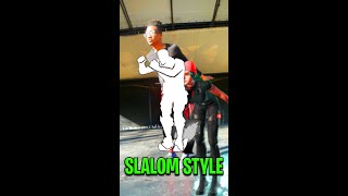 Slalom Style Emote Fortnite Emote Showcase [upl. by Barthol]