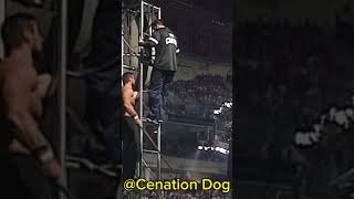 STEVE BLACKMAN SENDS SHANE MCMAHON OFF THE WWE SUMMERSLAM SET 😯 SHORTS [upl. by Alliber576]