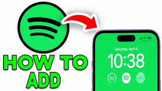 How To Add Spotify Widget To Your iPhone Lock Screen  Full Guide [upl. by Fillbert200]