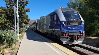 Railfanning Amtrak Metrolink UP Simi Valley The Knolls and Corriganville Park [upl. by Fiel]