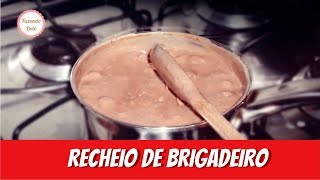 Como fazer Recheio de Bolo BRIGADEIRO [upl. by Gnex]