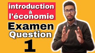 introduction à léconomie Examen Présentez les différents pensées économiques [upl. by Ylle]