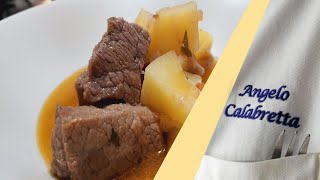 Spezzatino magro di manzo con patate  ricette e cucina  39 [upl. by Reichel854]