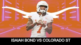 Isaiah Bond vs Colorado State  2025 NFL Draft Film [upl. by Homere]