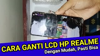 REALME C21 Ganti Lcd  How To Replace The Realme C21 Lcd [upl. by Aivatnohs]