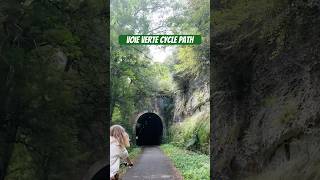 Scenic Tunnel Rides on the Voie Verte Cycle Path  Dordogne France Adventure [upl. by Mccreary997]