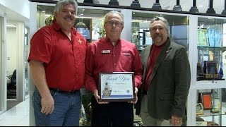 Criswell Chevrolet and Frank Brewer — Fallen Firefighters Award [upl. by Hilliary578]