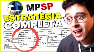 Concurso MPSP 2022  Oficial de Promotoria  PASSO A PASSO de COMO ESTUDAR [upl. by Llenral730]