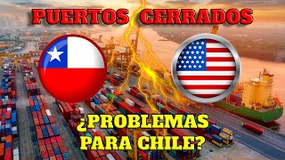 Crisis en Puertos de EE UU Deja Varados Contenedores Chilenos [upl. by Lewse575]