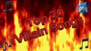 All Schaffrillas Productions quotTop 30 Villain Songsquot Ranked jingles [upl. by Files]