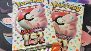 Opening 2 booster packs of Pokémon 151 from a binder collection Watch what she pulls out Absolute🔥 [upl. by Bolt994]