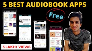 5 Best Audiobook Apps for android and IOS  Audiobook free and paid  Ronak Shah [upl. by Asselam]