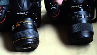 Nikon 35mm 14 AFS G vs Sigma 35mm 14 Art  Focusing Speed [upl. by Eilram]