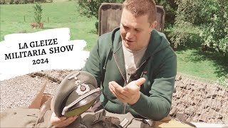 La Gleize militaria show 2024  Bevomilitariacom [upl. by Ielerol]