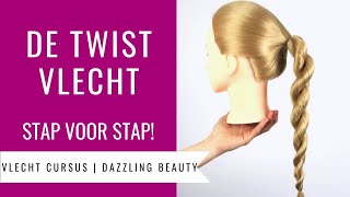 TWIST VLECHT MAKEN  HOE DOE JE DAT  Vlecht Cursus Dazzling Beauty deel 8 [upl. by Karrie]