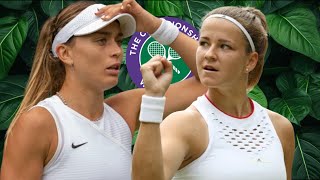 Karolina Muchova vs Paula Badosa  Wimbledon 2024 [upl. by Prevot850]