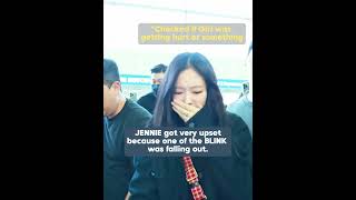 JENNIE in Shock 😲😢 The Moment a Fan Got Hurt jennie shorts blackpink [upl. by Cattier]