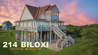 214 Biloxi Lane  Crystal Beach TX  Beth Terminella Showcase [upl. by Hamil]