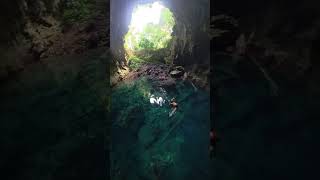 The clearest brackish water in a cavetravel philippines easternsamar [upl. by Downing789]