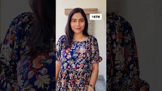 Flipkart Summer Dresses Under ₹500 flipkartdresses summerdresses dressesunder500 shorts viral [upl. by Einon]