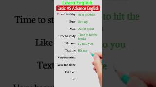 Mastering English Basic vs Advanced Levels Explained shorts viral [upl. by Capriola831]