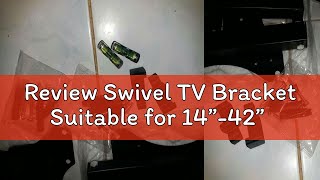 Review Swivel TV Bracket Suitable for 14”42” [upl. by Alaj]