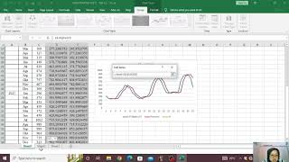 MA ES Dekomposisi MAD MSE MAPE MPE Correlogram amp Stasioneritas Excel dan GRETL [upl. by Eldin]