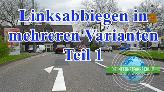 Linksabbiegen Teil 12  Vorfahrtstraße und Zone 30  Fahrstunde  Prüfungsfahrt [upl. by Sweeney]