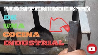 Mantenimiento de una cocina industrial de dos quemadores [upl. by Lledniw690]