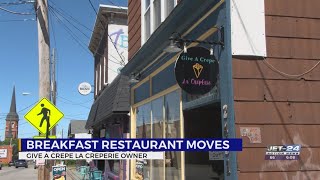 Give a Crepe La Creperie moving to new location in City of Erie [upl. by Clemente]