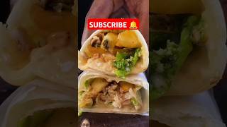 Chicken swarma wrap 😋 ytshorts minivlog recipe chicken foodlover commentlikewrap subscribe [upl. by Ongineb]