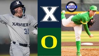 Xavier vs 20 Oregon Highlights  2023 College Baseball Highlights [upl. by Ecnaled]