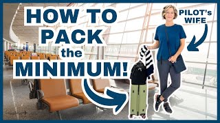 How to Pack the Minimum in a CarryOn Suitcase [upl. by Sutherland]