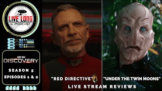 Star Trek Discovery S5 E1 amp E2 quotRed Directivequot and quotUnder the Twin Moonsquot Review [upl. by Payson]