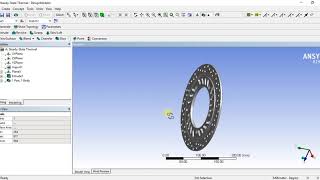 Thermal Analysis of Disc brake Using ANSYS [upl. by Philemon119]