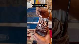 Jar Brownie 🤤 mumbaifoodscenes icecream streetfood [upl. by Dnalsor610]