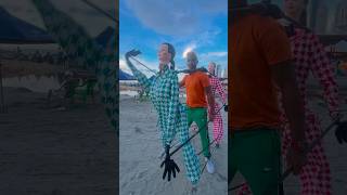 Guayando en la playa de Cartagena Colombia 🇨🇴… viral fy fyp arte trend tendencia tiktok [upl. by Liatnahs]