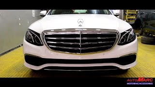 Mercedes Benz EClass 2019 W213 UPGRADE to CLASSIC GRILL by AUTOMARC [upl. by Solahcin]