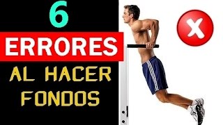 6 Errores al hacer Fondos [upl. by Greyso17]