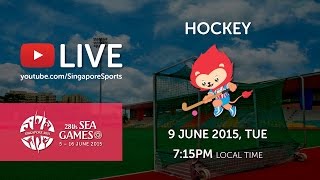 Hockey women Singapore vs Thailand  28th SEA Games Singapore 2015 [upl. by Ameer]