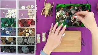 ASMR Sorting Buttons • Relaxation • No Talking [upl. by Nellaf755]