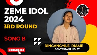 Ringangyile Riame  Contesstant no 37  3rd Round Zeme Idol 2024 [upl. by Bascio671]