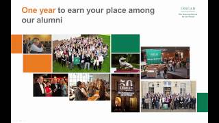 INSEAD MBA Programme overview [upl. by Karlee]