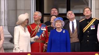 Trooping The Colour Flypast 2013 with the Band of the Royal Irish HD [upl. by Llednahs]