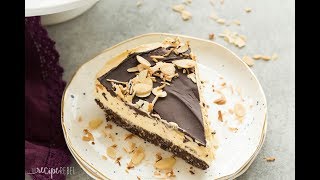 No Bake Nanaimo Bar Cheesecake Recipe Video [upl. by Arretahs]