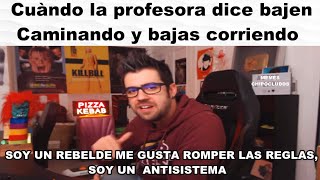 Soy un rebelde me gusta romper las reglas Soy un ANTISITEMA Auronplay  MEMES DE AURONPLAY 3 [upl. by Retnyw]