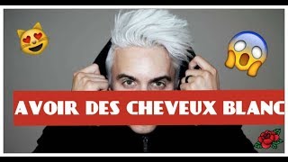 COMMENT AVOIR DES CHEVEUX BLANC   TUTO décoloration [upl. by Sirrot]