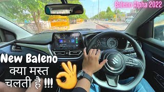 New Baleno Alpha 🔥 Drive Review🤩 Top Model💯 Revolution ❤️Most VFM [upl. by Anazraf327]